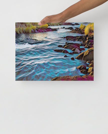 Oregon River - Digital Art - Thin canvas