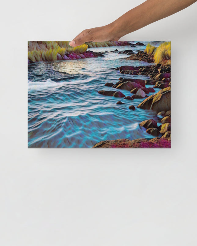 Oregon River - Digital Art - Thin canvas
