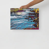 Thumbnail for Oregon River - Digital Art - Thin canvas