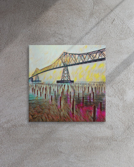 Astoria Bridge - Digital Art - Thin canvas
