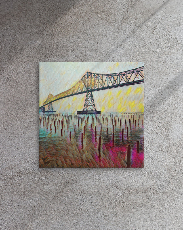 Astoria Bridge - Digital Art - Thin canvas