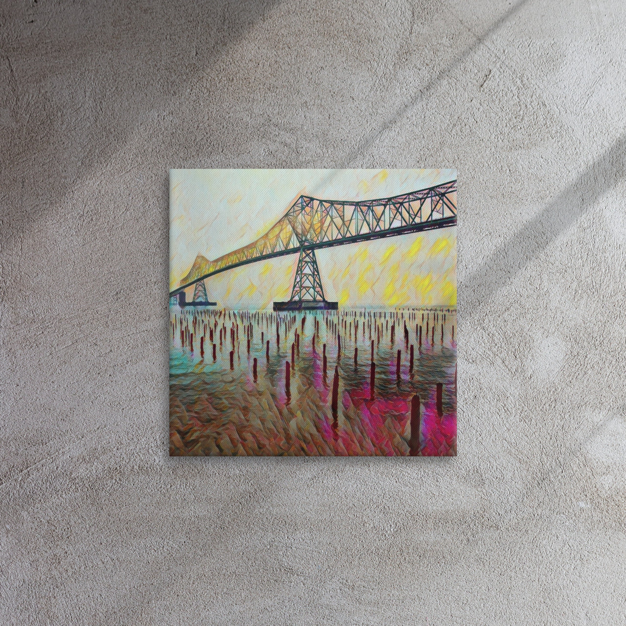 Astoria Bridge - Digital Art - Thin canvas