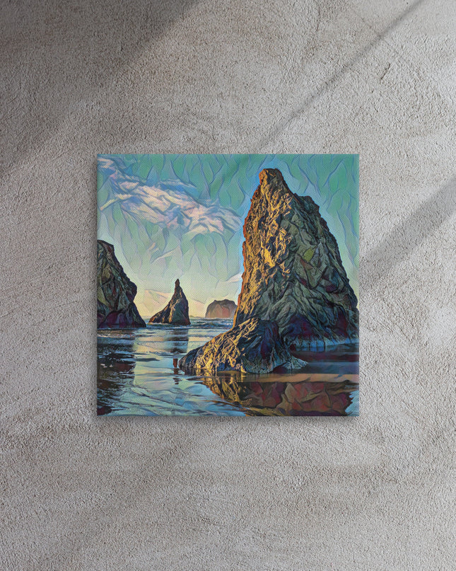 Bandon Oregon - Digital Art - Thin canvas