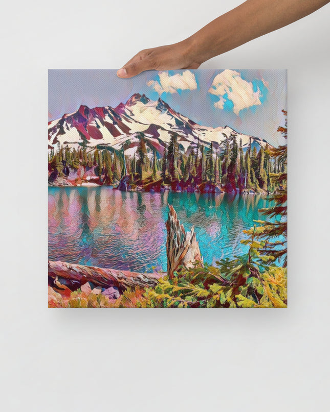 Mount Jefferson - Digital Art - Thin canvas