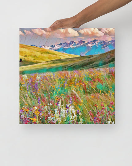 Oregon Wildflowers - Digital Art - Thin canvas