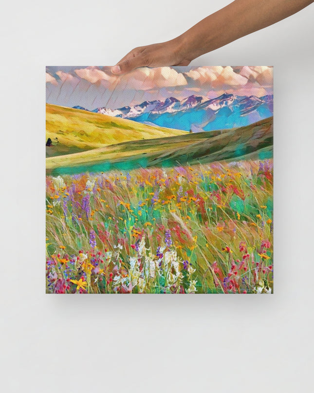 Oregon Wildflowers - Digital Art - Thin canvas