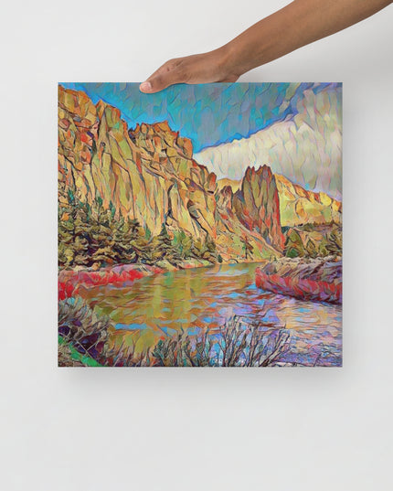 Smith Rock - Digital Art - Thin canvas