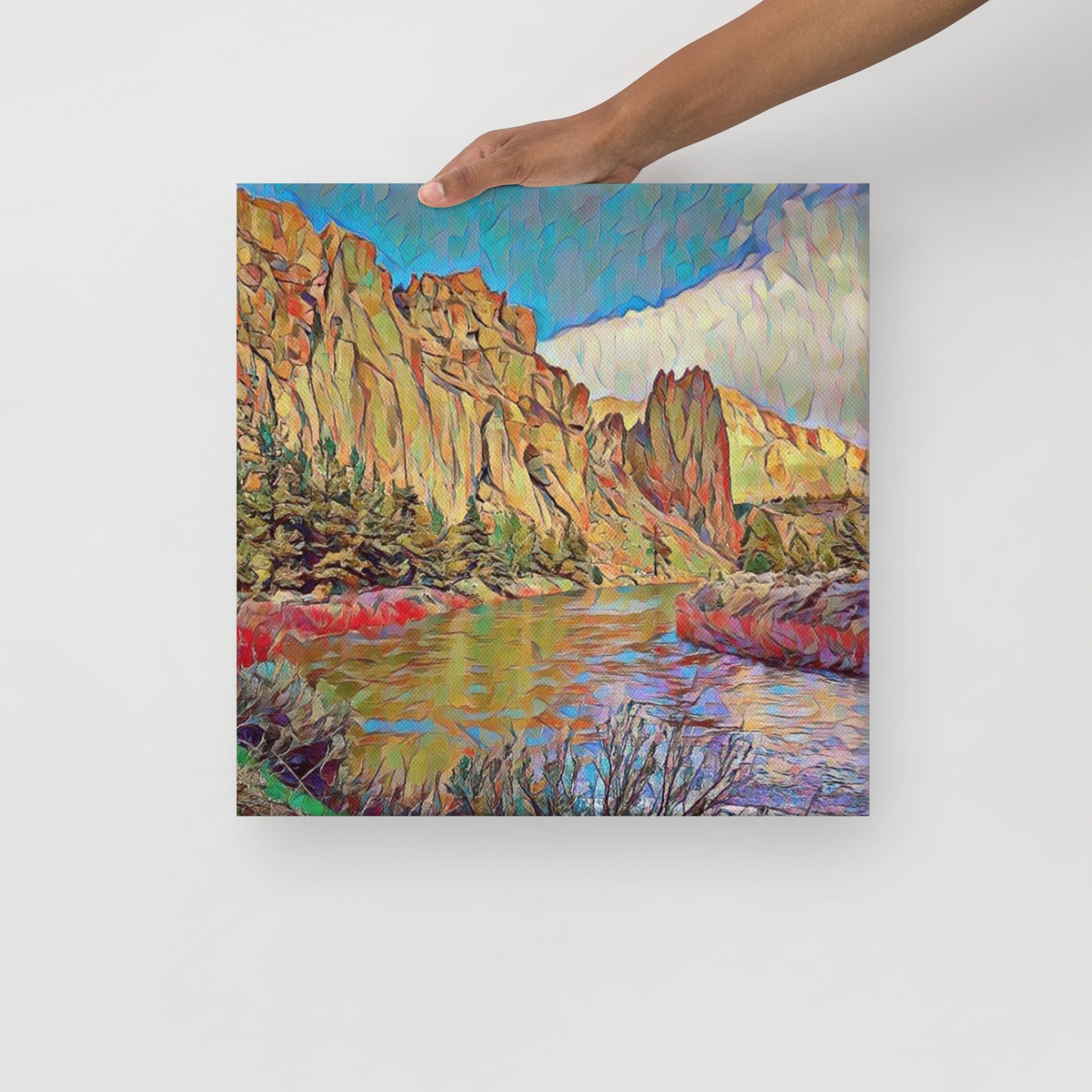 Smith Rock - Digital Art - Thin canvas