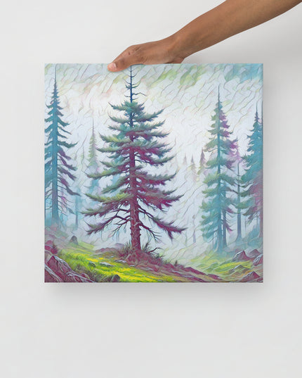 into the Oregon Woods - Digital Art -Thin canvas