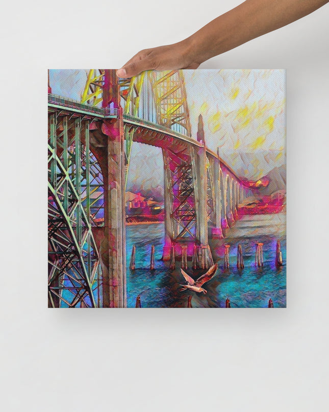 Newport Oregon - Digital Art -Thin canvas
