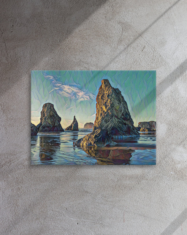 Bandon Oregon - Digital Art - Thin canvas
