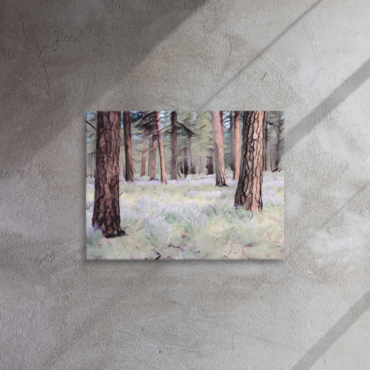 Central Oregon Forest - Digital Art - Thin canvas