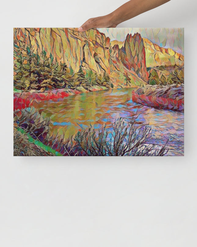 Smith Rock - Digital Art - Thin canvas