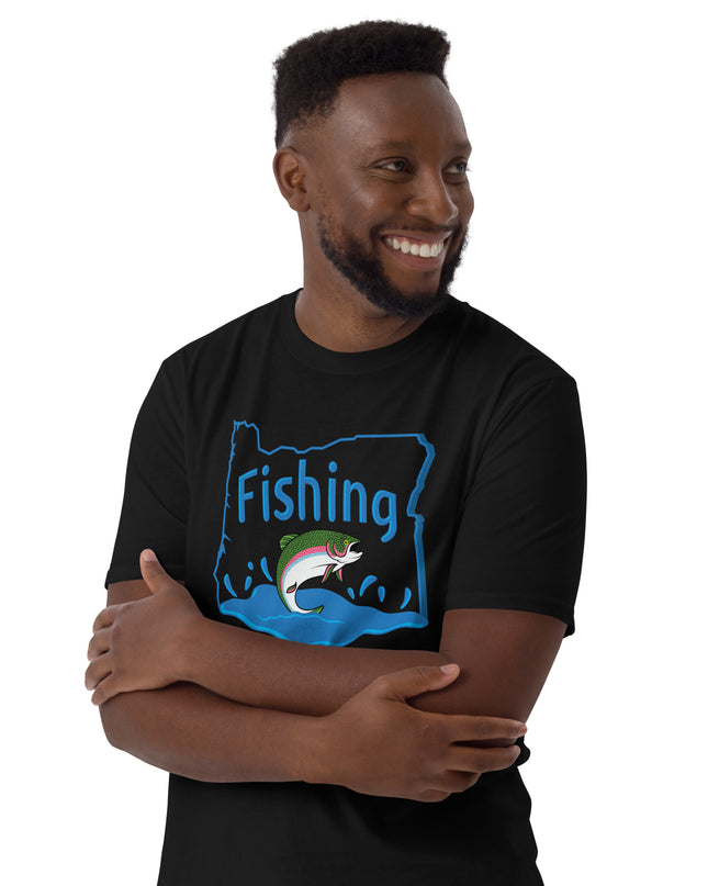 Fishing Oregon - Unisex T-Shirt