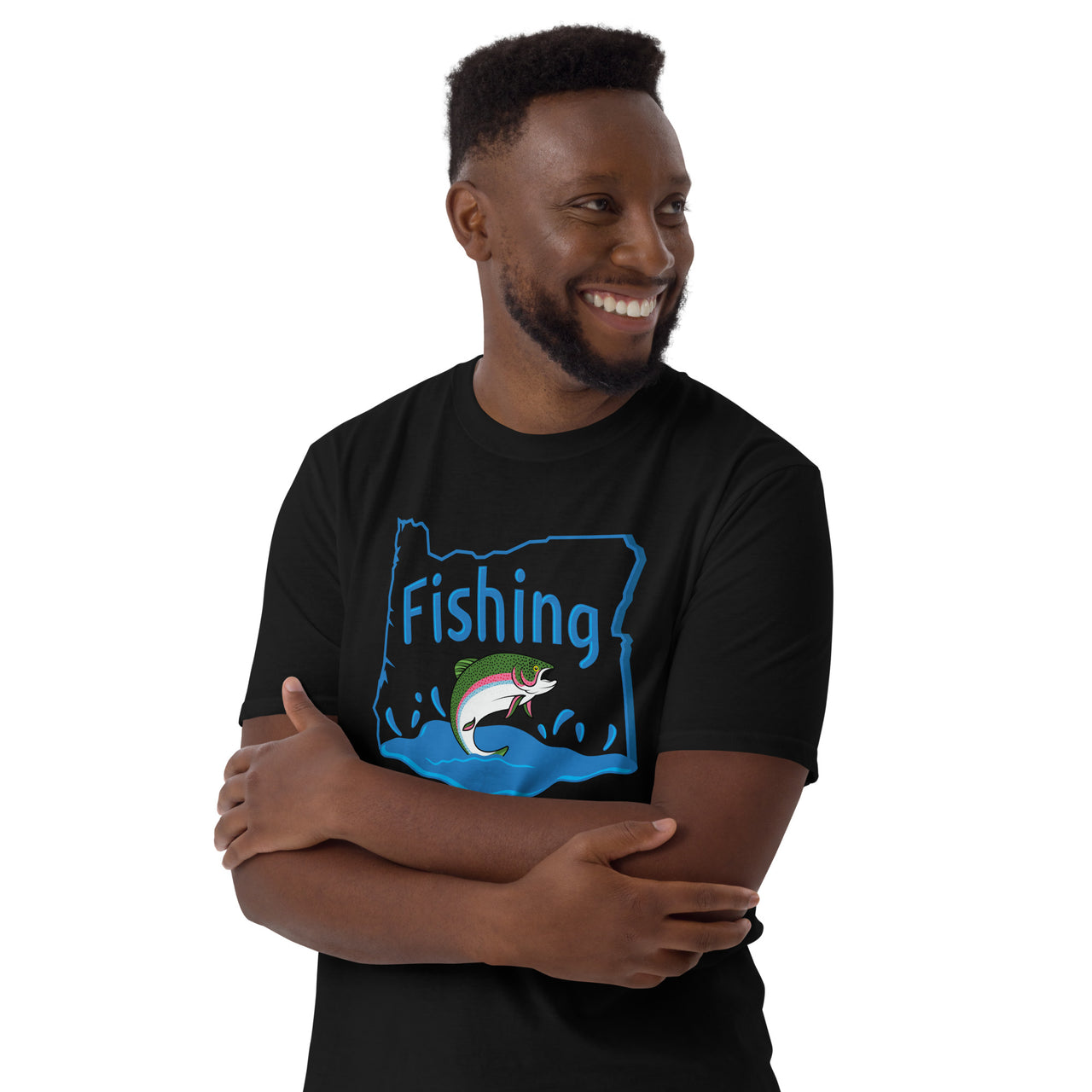 Fishing Oregon - Unisex T-Shirt