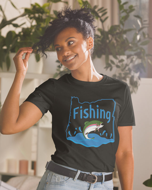 Fishing Oregon - Unisex T-Shirt