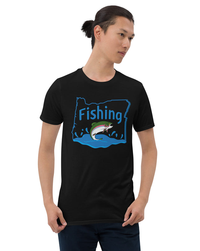 Fishing Oregon - Unisex T-Shirt