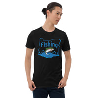 Thumbnail for Fishing Oregon - Unisex T-Shirt