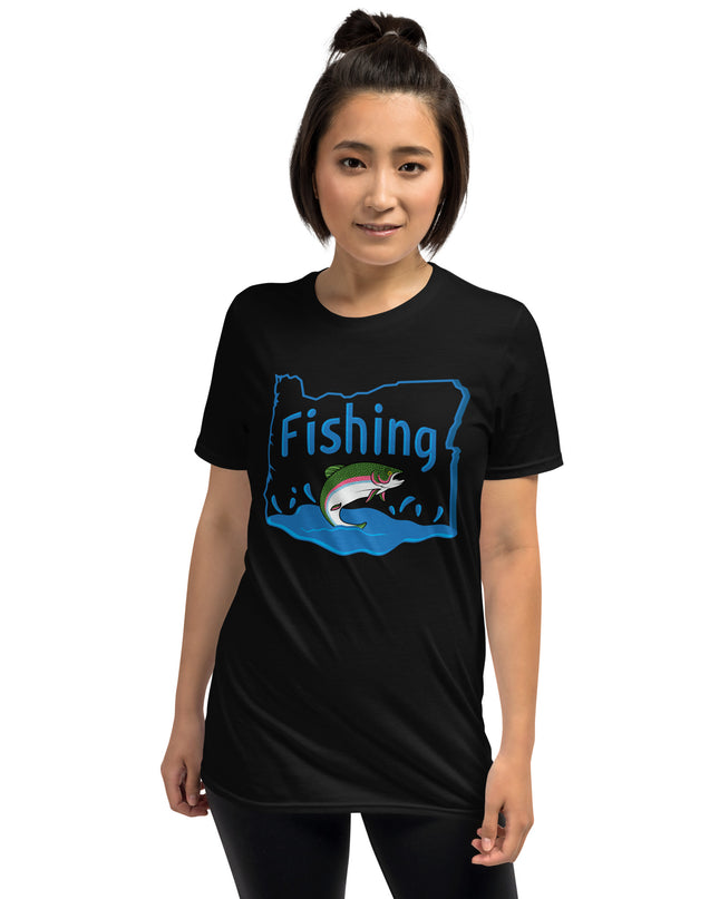 Fishing Oregon - Unisex T-Shirt