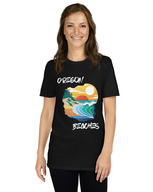 Oregon Beaches - Short-Sleeve Unisex T-Shirt