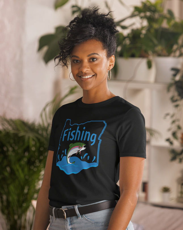 Fishing Oregon - Unisex T-Shirt