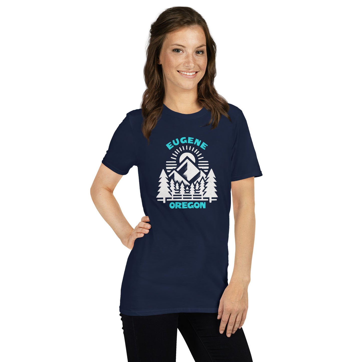 Eugene - Featured Cities - Short-Sleeve Unisex T-Shirt