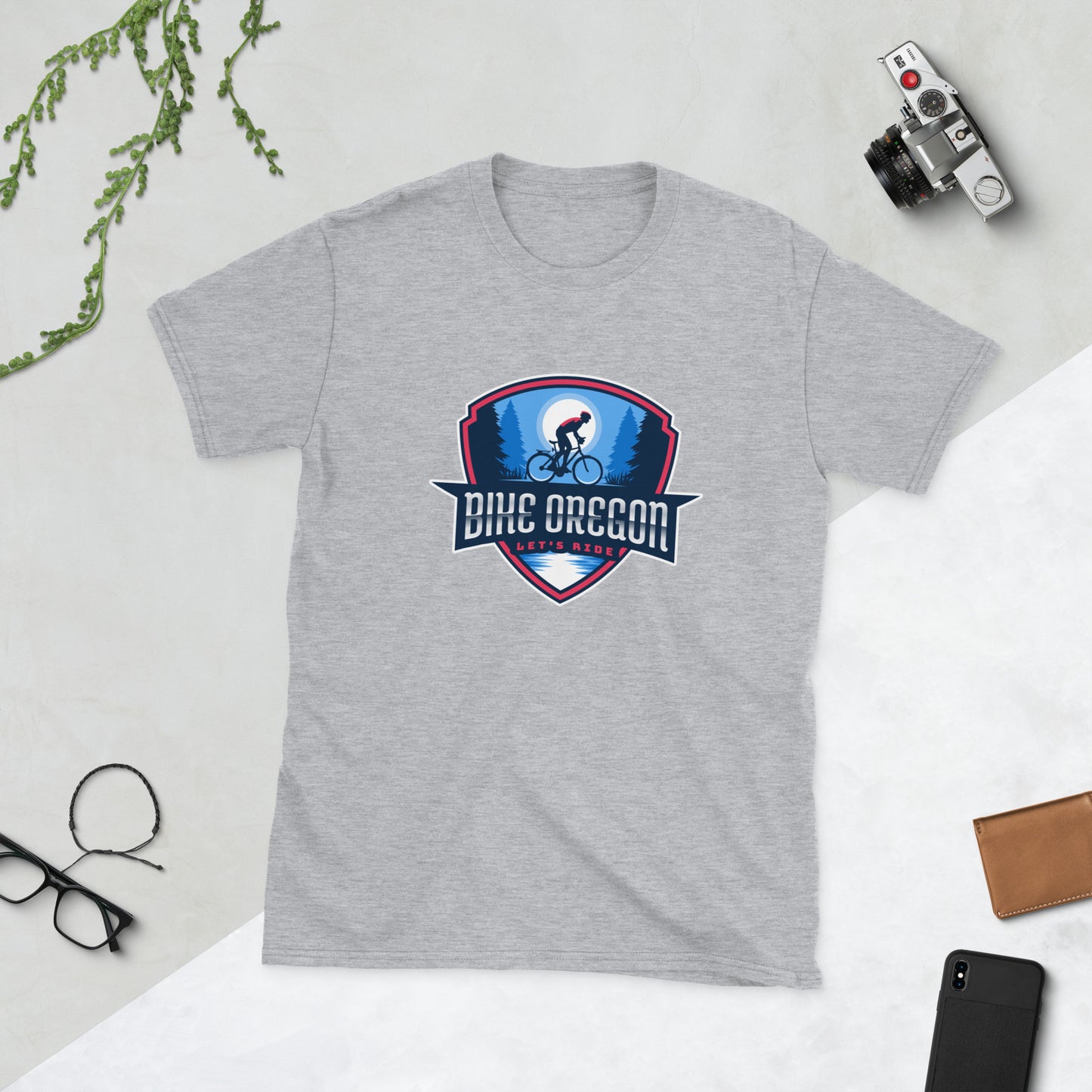 Bike Oregon - Unisex T-Shirt