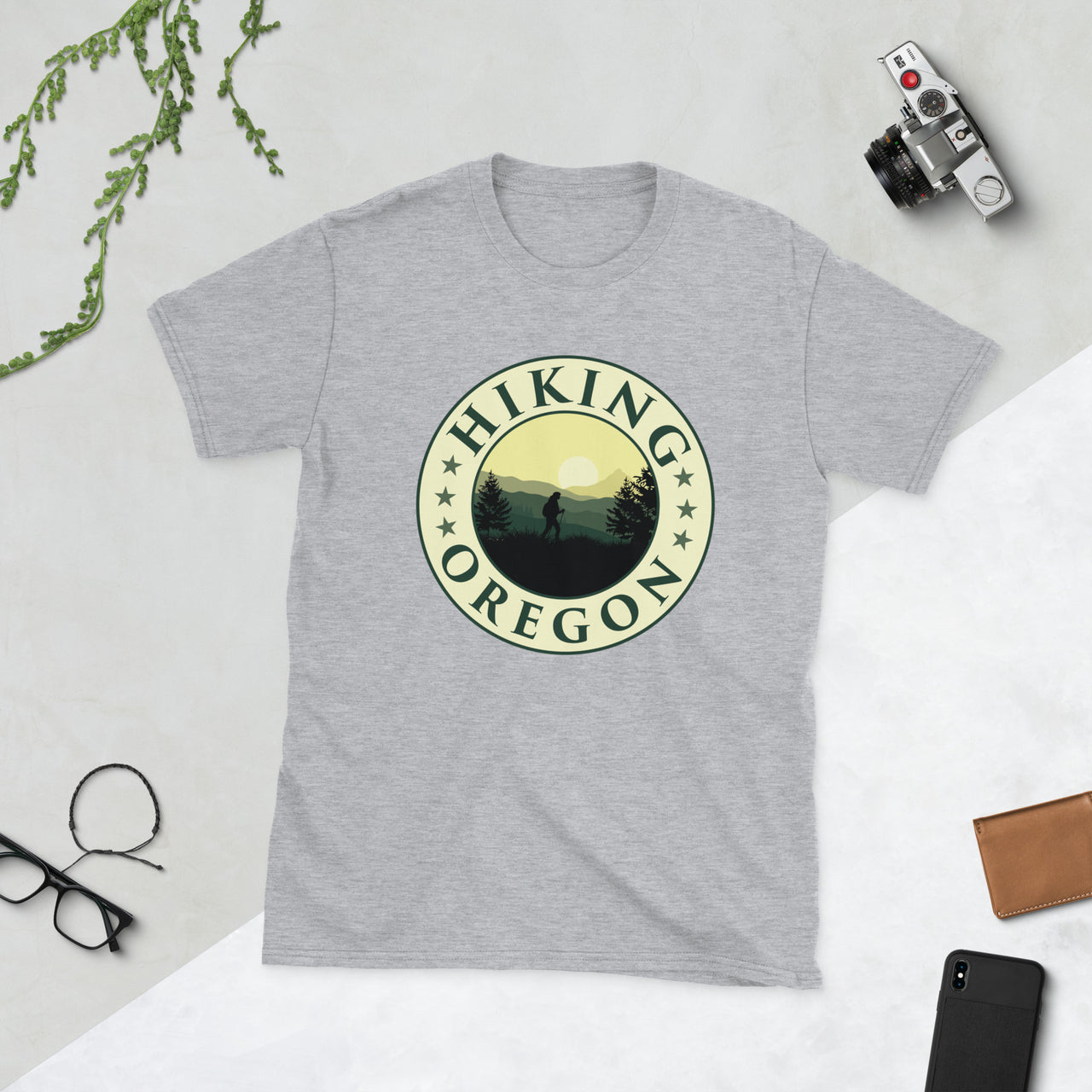 Hiking Oregon - Unisex T-Shirt
