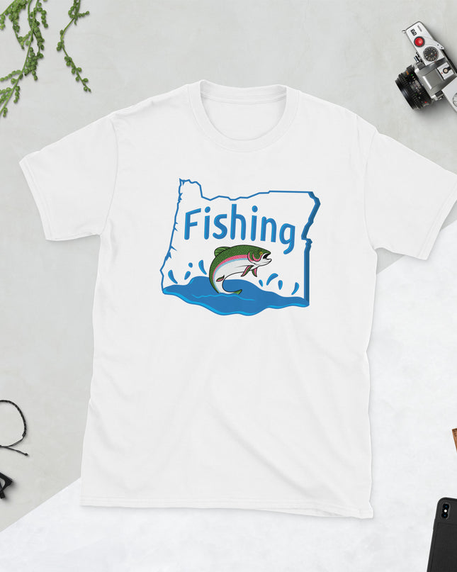 Fishing Oregon - Unisex T-Shirt