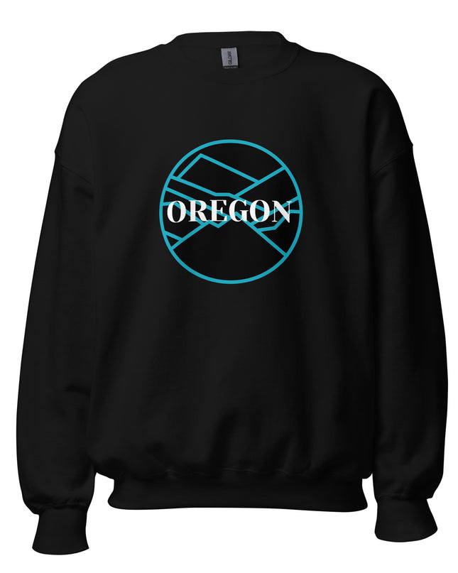 Oregon - Blue/Black - Unisex Sweatshirt