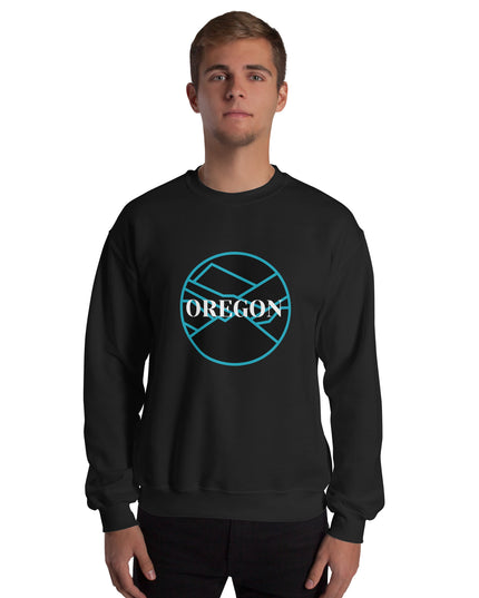 Oregon - Blue/Black - Unisex Sweatshirt