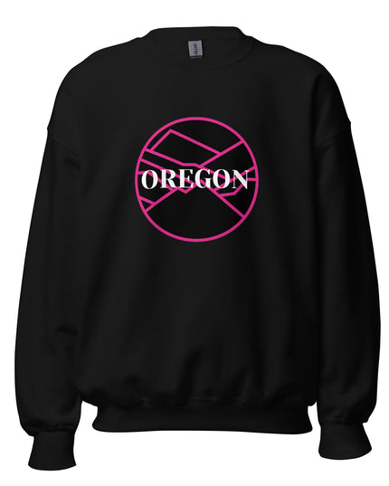 Oregon - Pink/Black - Unisex Sweatshirt