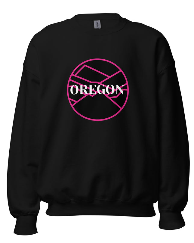 Oregon - Pink/Black - Unisex Sweatshirt