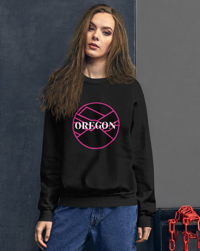 Oregon - Pink/Black - Unisex Sweatshirt