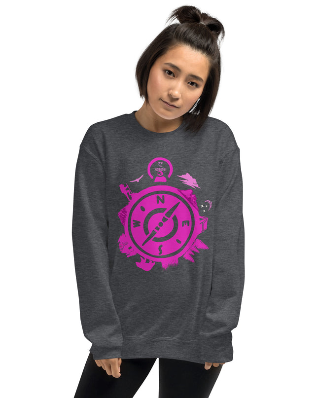 NW to Oregon - Pink - Unisex Sweatshirt