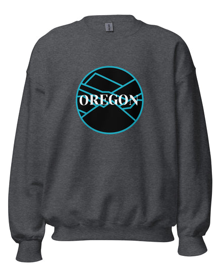 Oregon - Blue/Black - Unisex Sweatshirt
