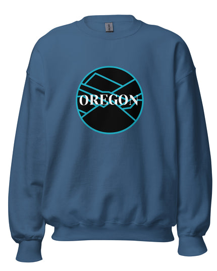 Oregon - Blue/Black - Unisex Sweatshirt