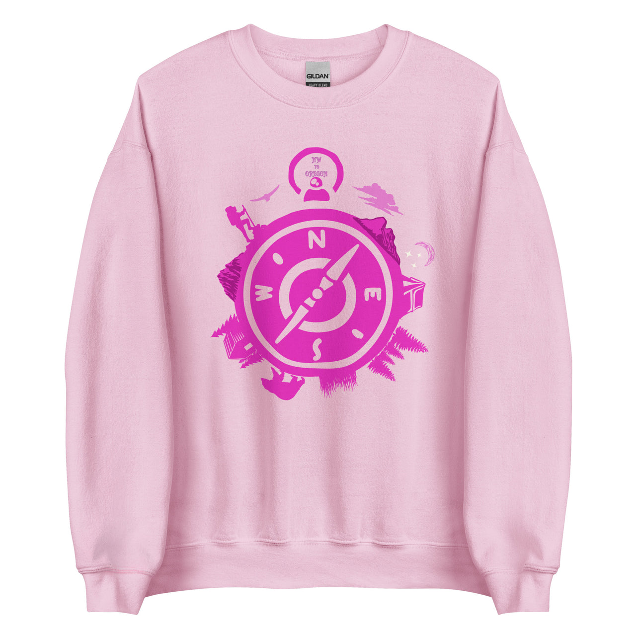 NW to Oregon - Pink - Unisex Sweatshirt