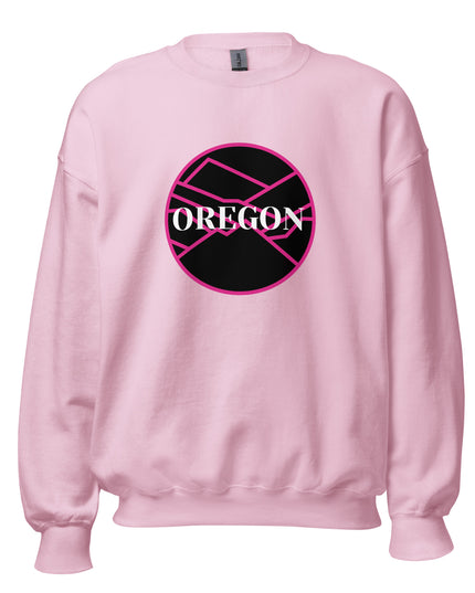 Oregon - Pink/Black - Unisex Sweatshirt