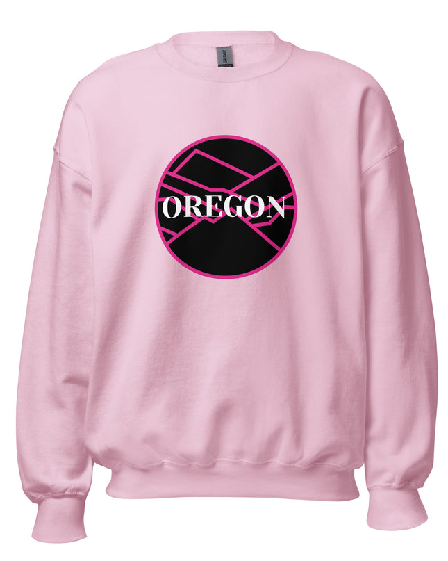 Oregon - Pink/Black - Unisex Sweatshirt