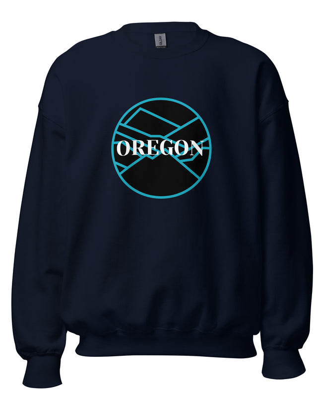 Oregon - Blue/Black - Unisex Sweatshirt