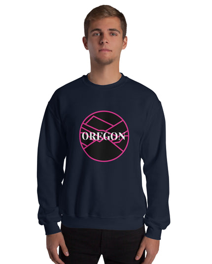 Oregon - Pink/Black - Unisex Sweatshirt