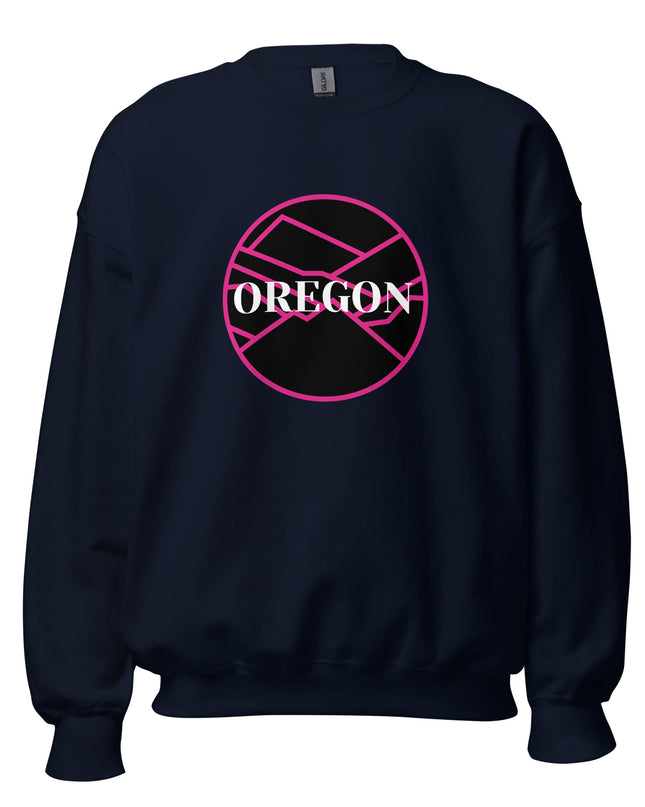 Oregon - Pink/Black - Unisex Sweatshirt