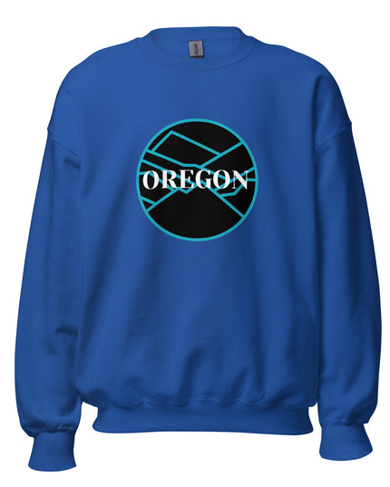 Oregon - Blue/Black - Unisex Sweatshirt