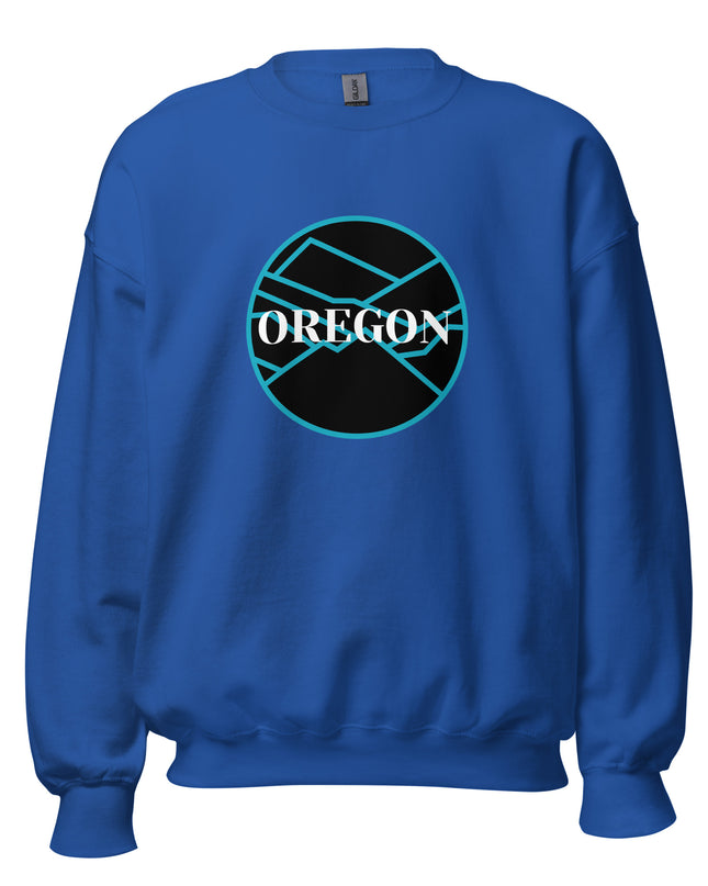 Oregon - Blue/Black - Unisex Sweatshirt