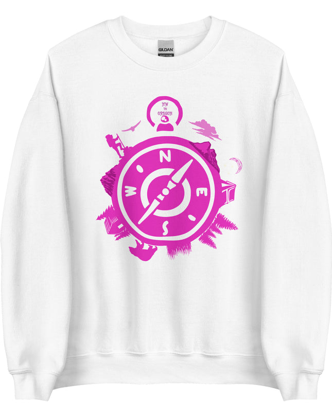 NW to Oregon - Pink - Unisex Sweatshirt