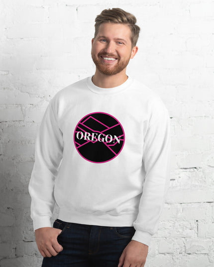 Oregon - Pink/Black - Unisex Sweatshirt