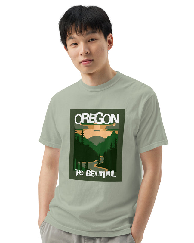 Oregon The Beautiful - Unisex garment-dyed heavyweight t-shirt