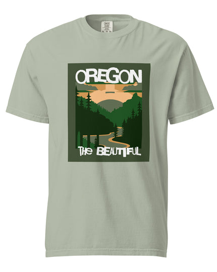 Oregon The Beautiful - Unisex garment-dyed heavyweight t-shirt