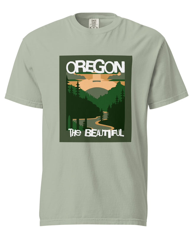 Oregon The Beautiful - Unisex garment-dyed heavyweight t-shirt